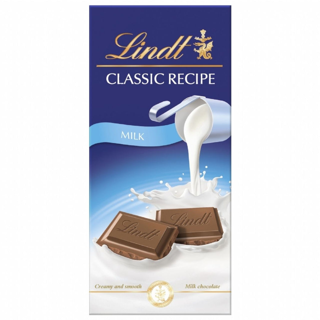 Lindt Classic Recipe Bar - Milk 100g