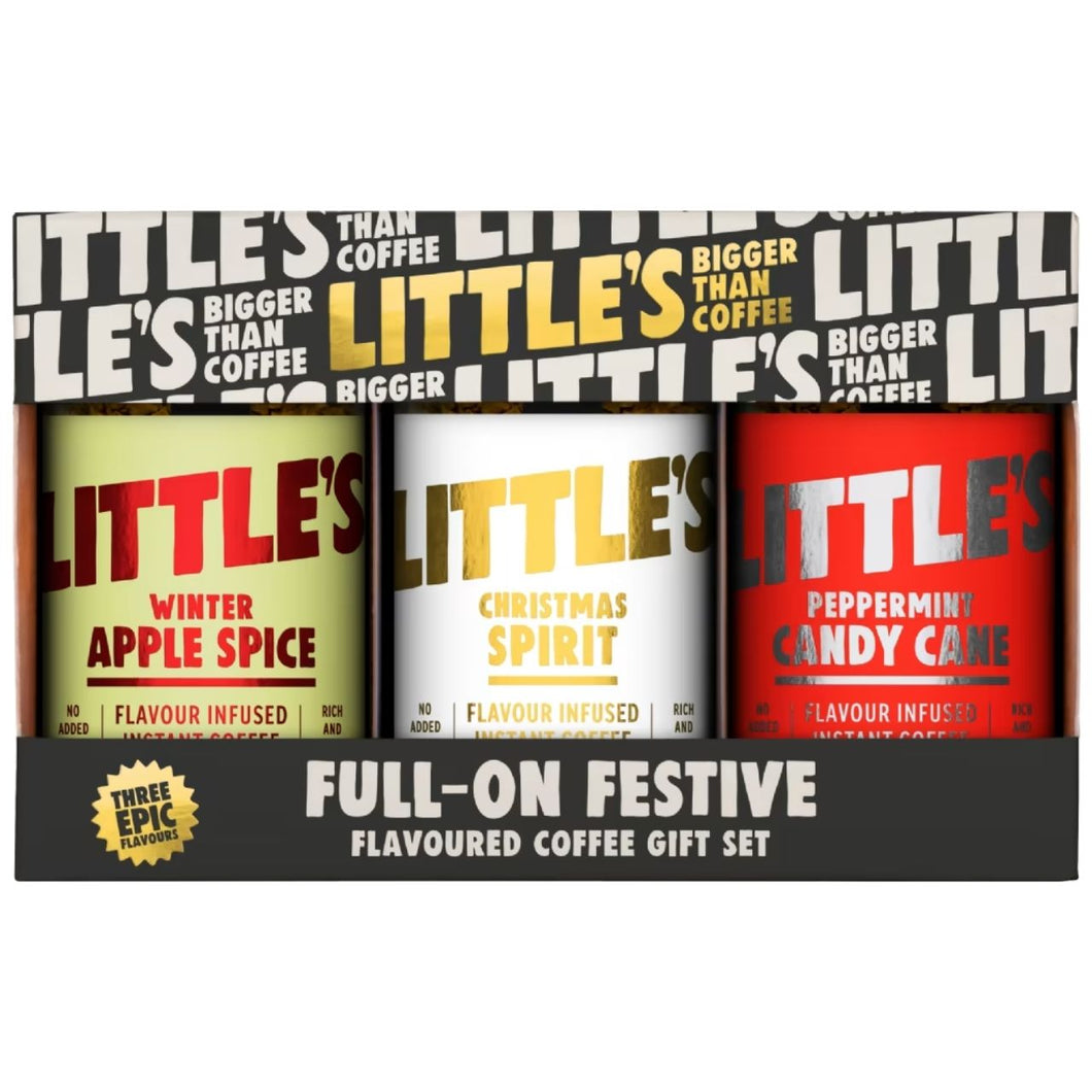 Little's Full-On Festive Flavoured Coffee Gift Set (3x50g)