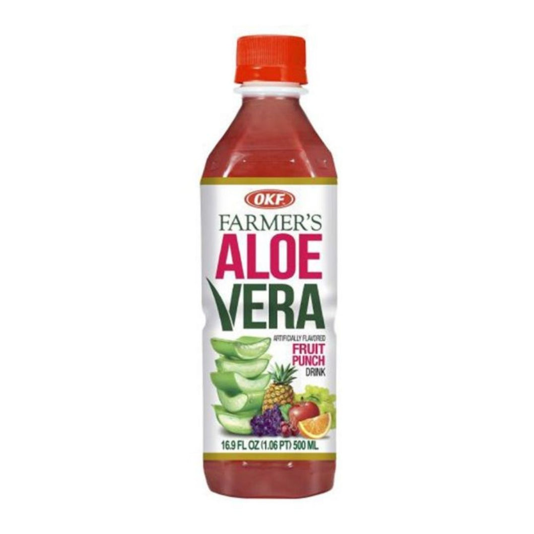 OKF Farmers Fruit Punch Aloe Vera Drink 500ml