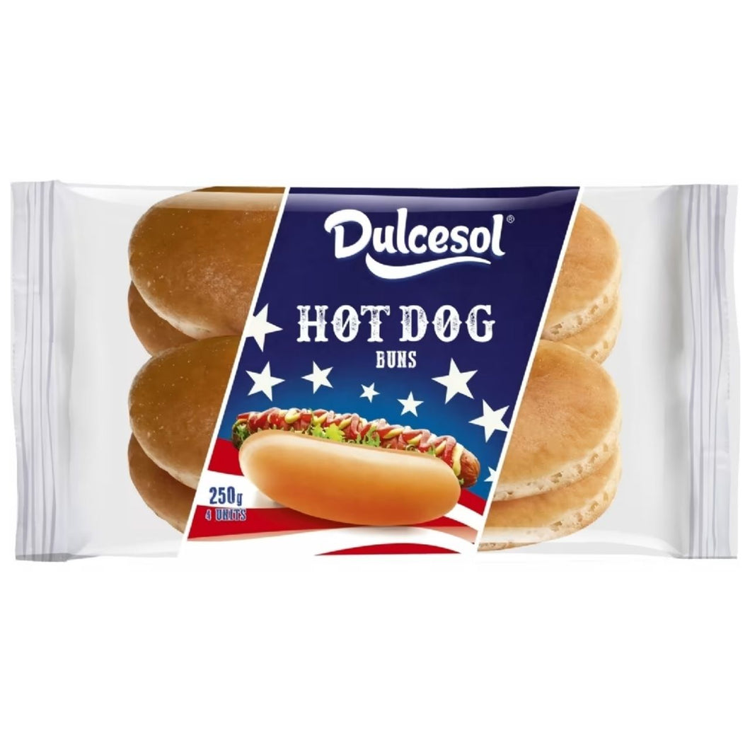 Dulcesol 4 Hot Dog Buns 250g