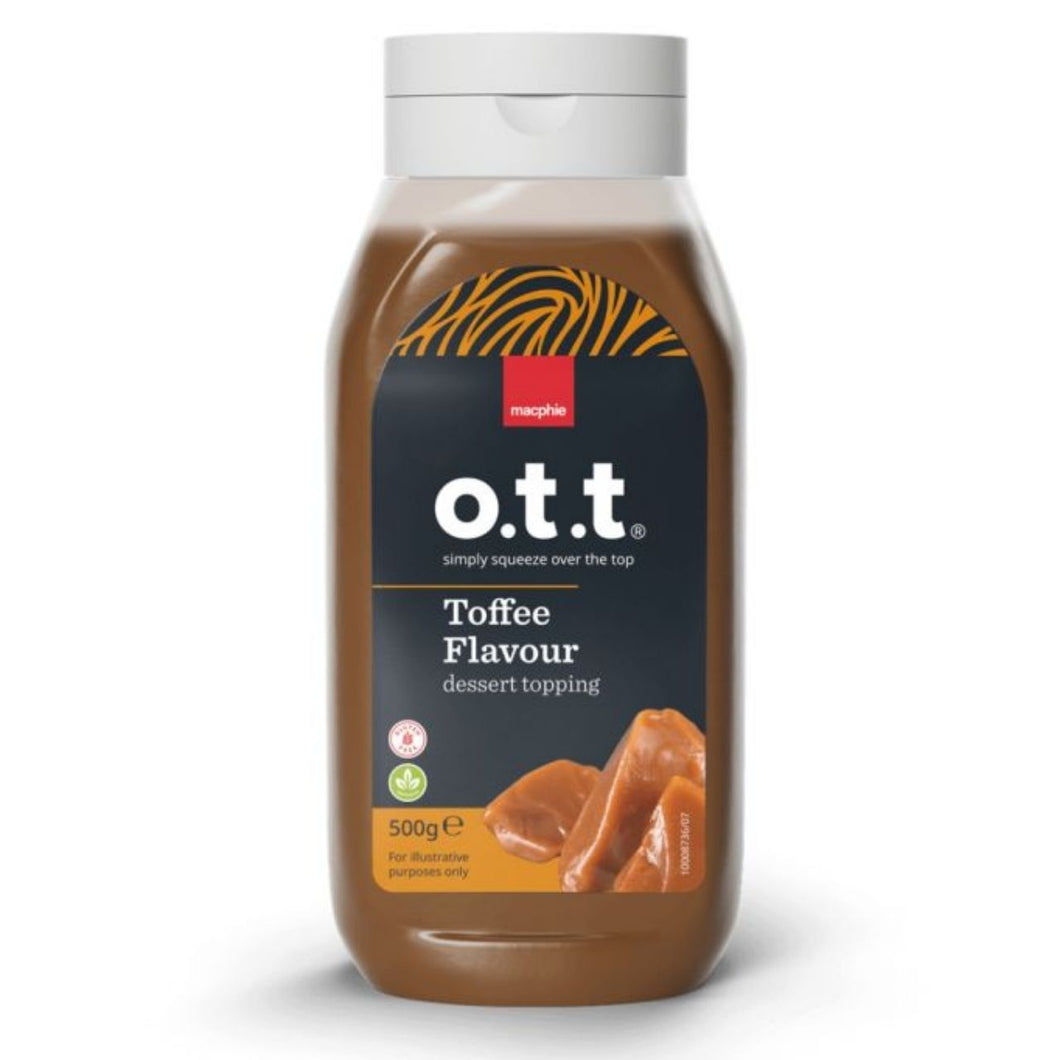 Macphie o.t.t Toffee Dessert Topping Sauce 500g