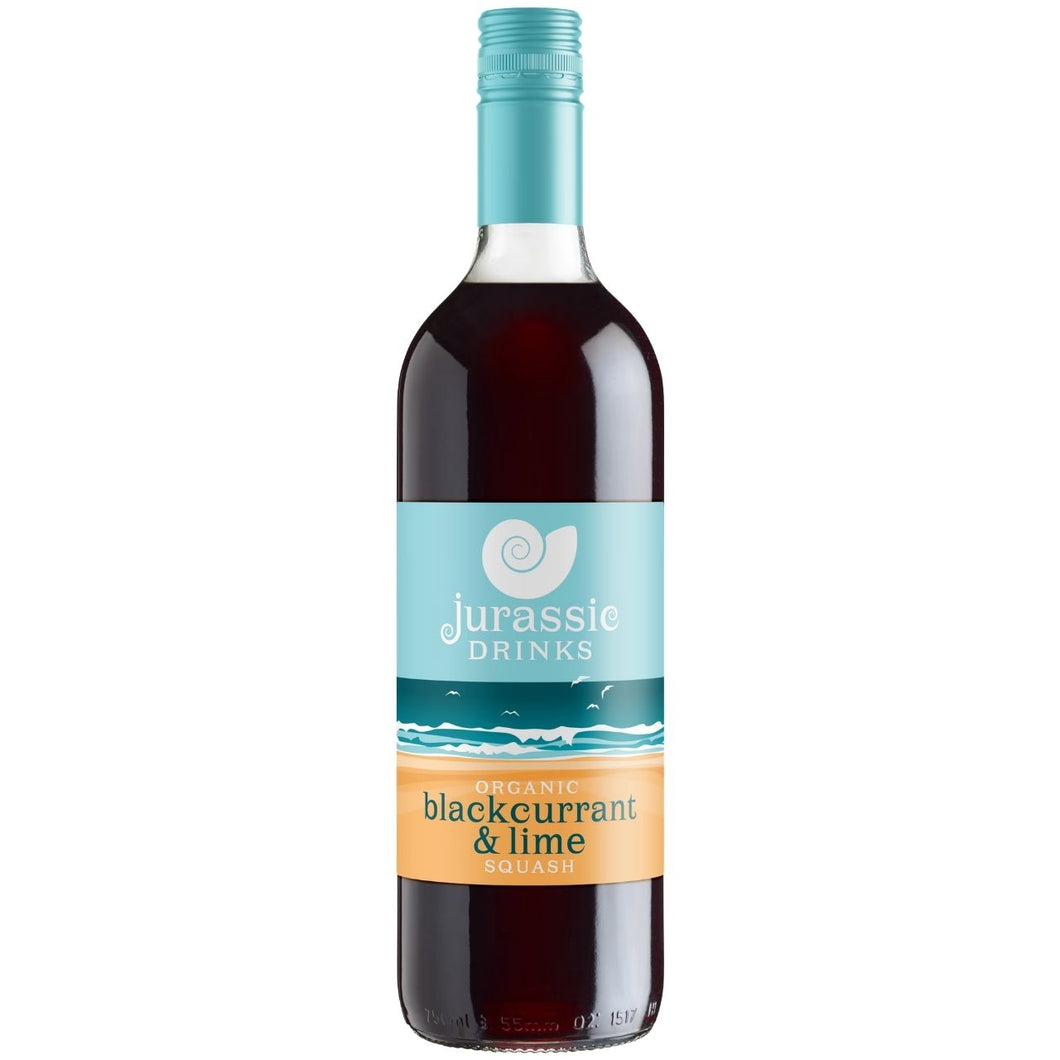 Jurassic Drinks Organic Blackcurrant & Lime Squash 740ml
