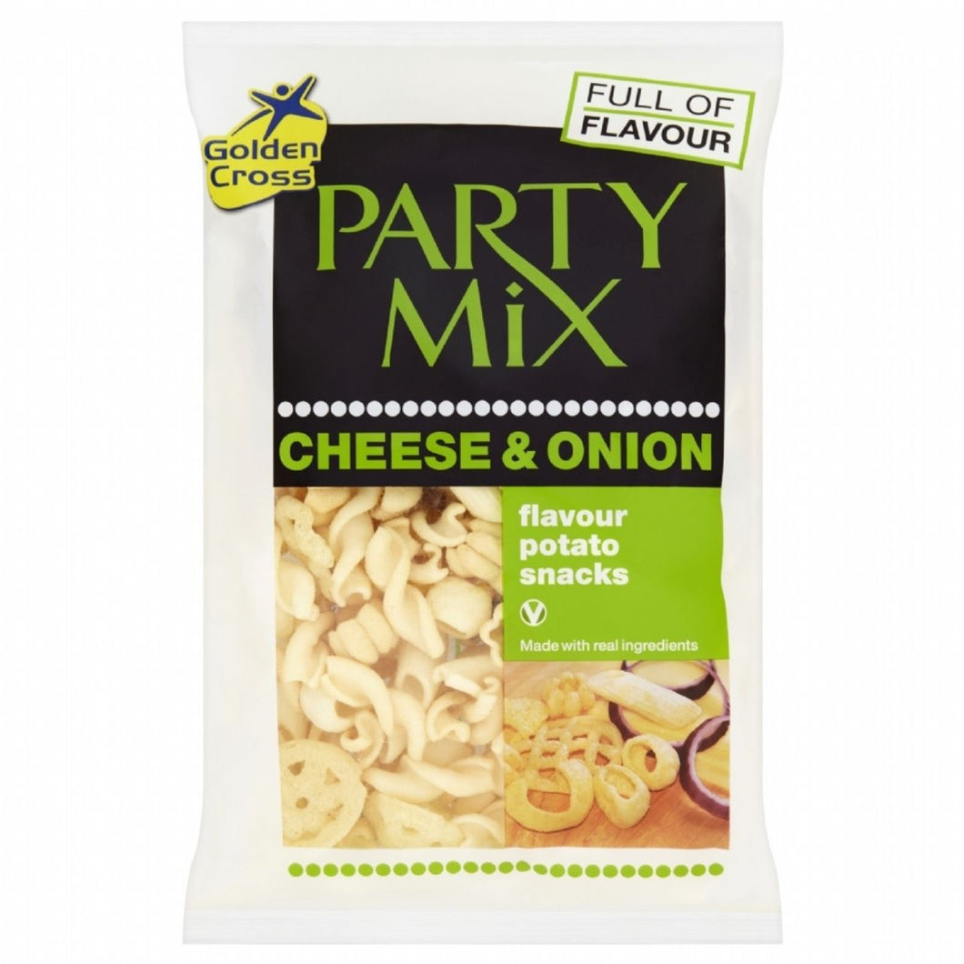 Golden Cross Party Mix - Cheese & Onion Flavour 125g