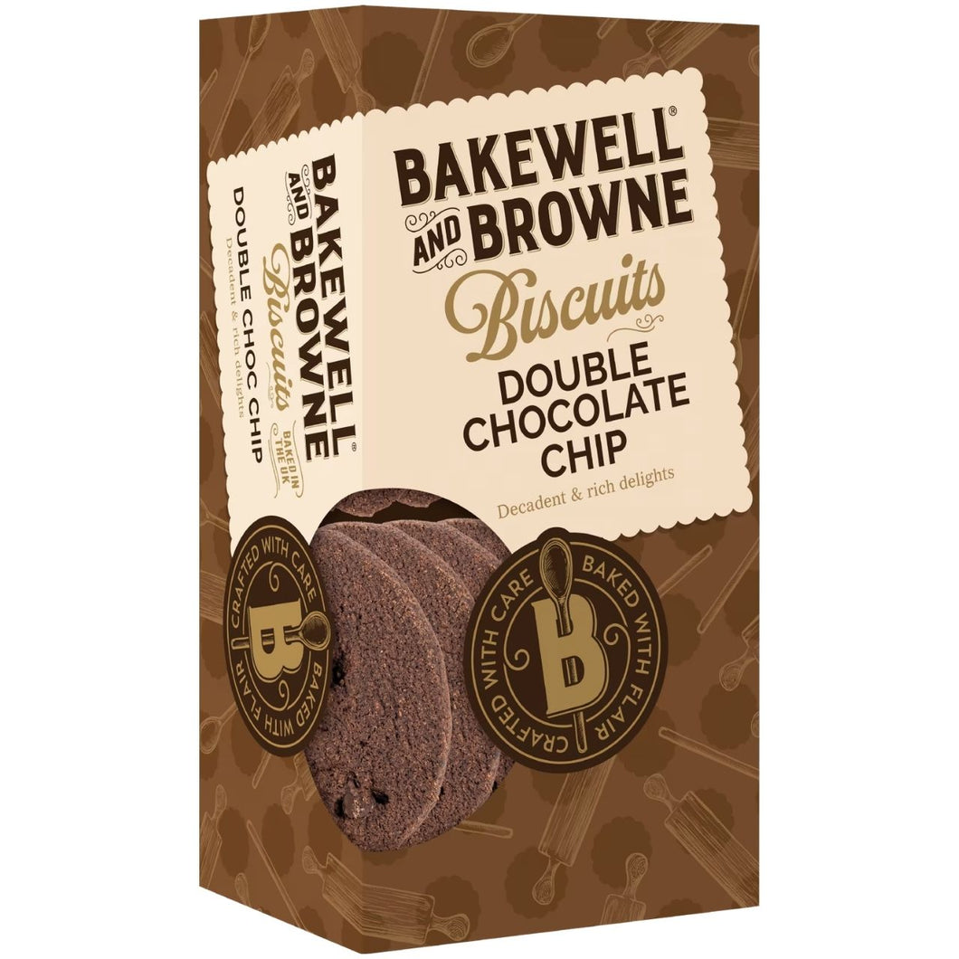Bakewell And Browne Double Chocolate Chip Biscuits 150g