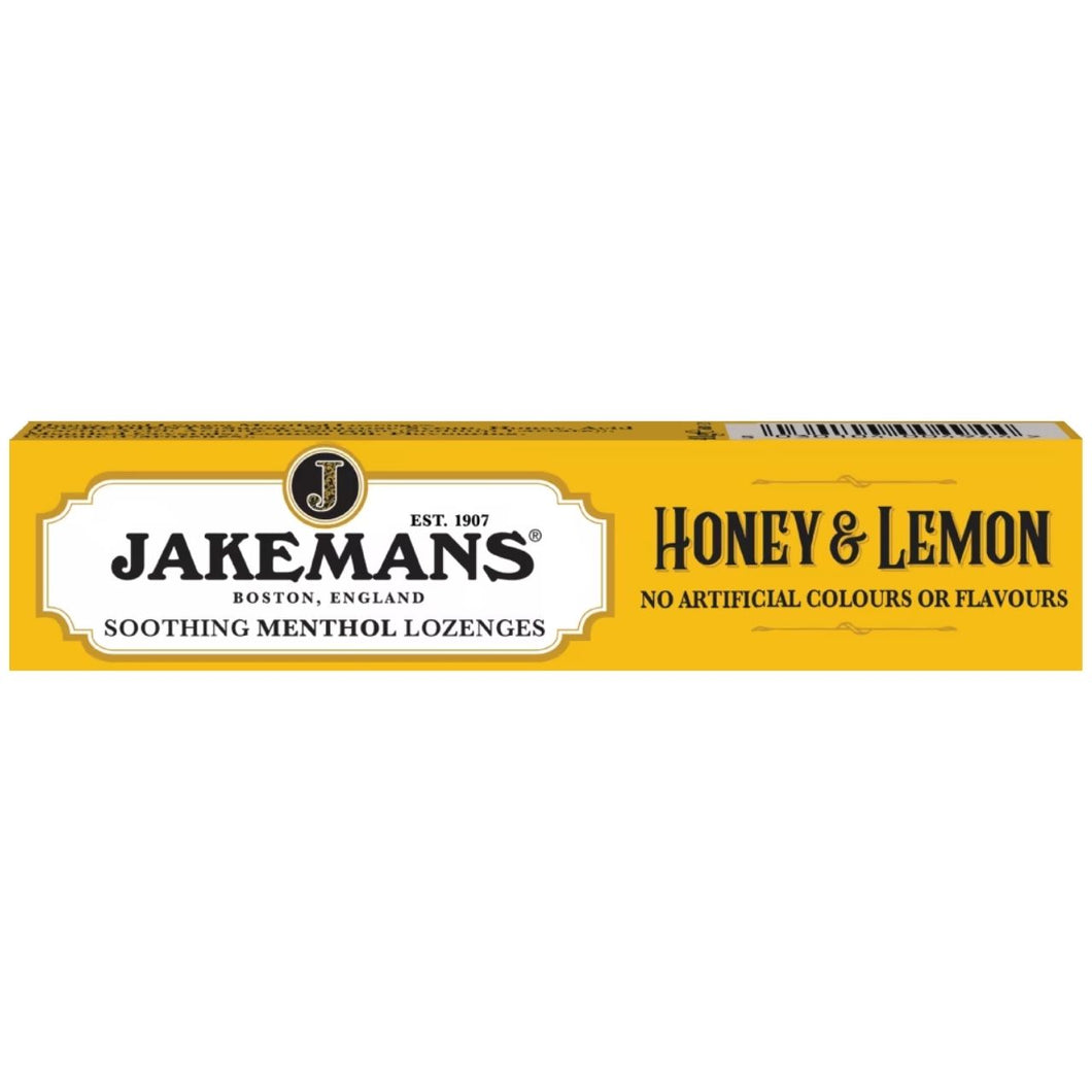 Jakemans Honey & Lemon Menthol Sweets - Stick Pack 41g