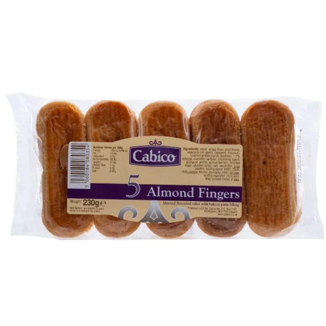 Cabico 5 Almond Fingers  230g