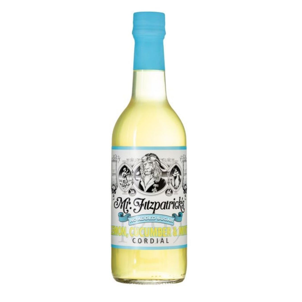Mr Fitzpatrick's Lemon, Cucumber & Mint No Added Sugar Cordial 500ml
