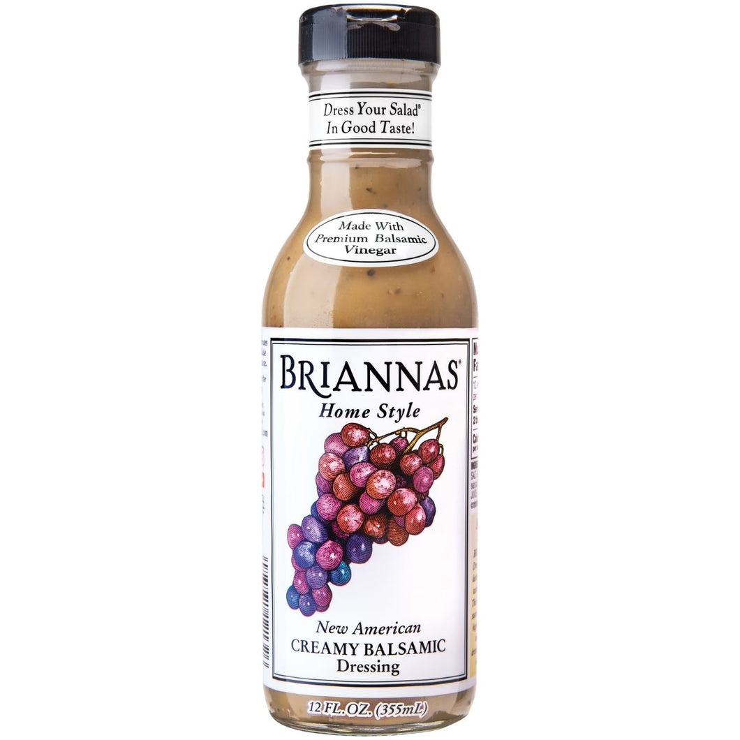 Briannas Home Style New American Creamy Balsamic Dressing 355ml