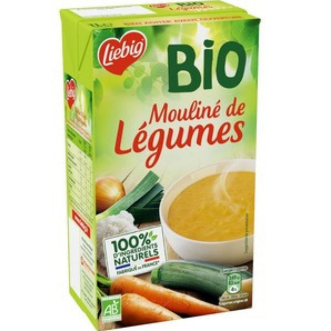 Liebig Organic Vegetable Mouliné 100% Natural Ingredients 1l