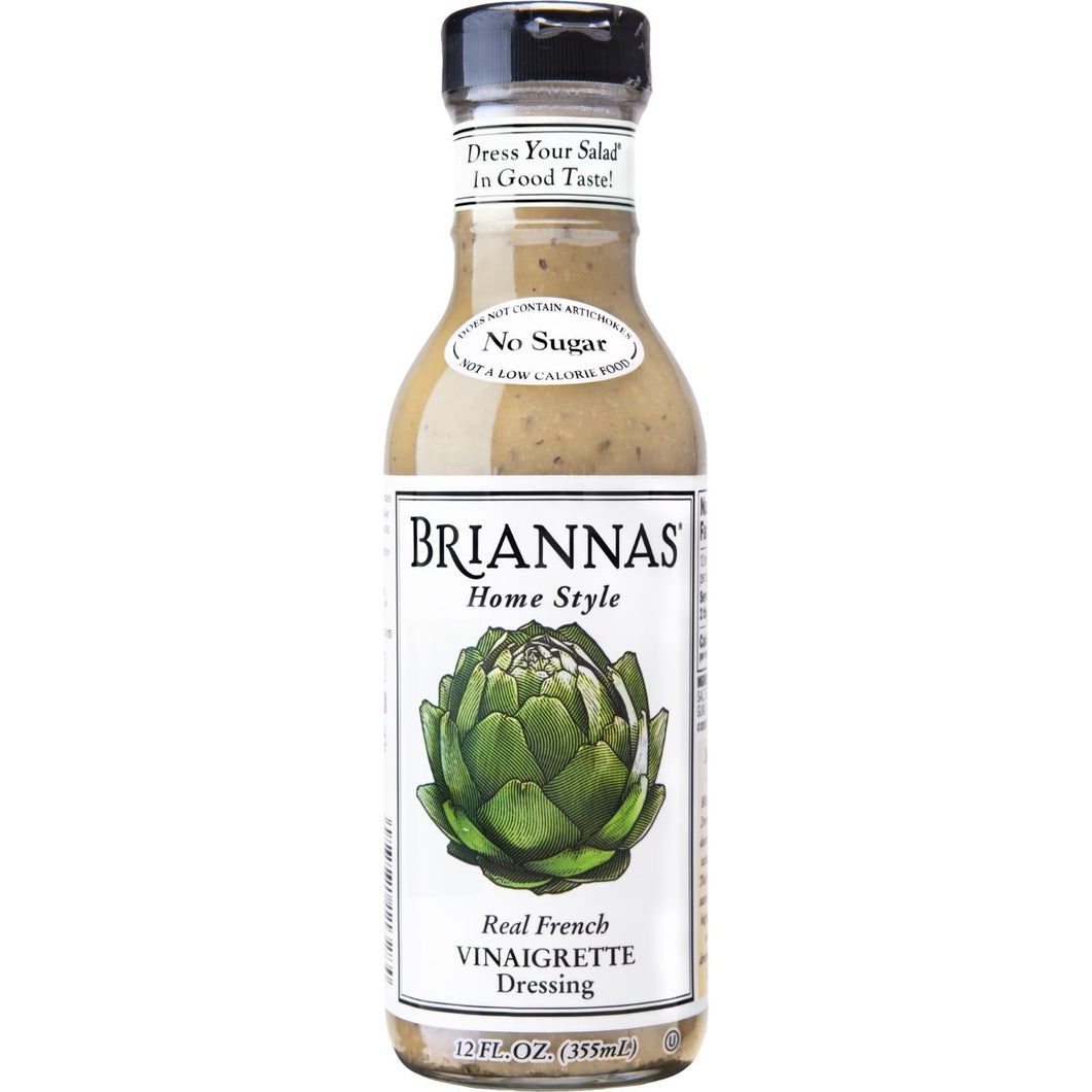 Briannas Home Style Real French Vinaigrette Dressing 355ml