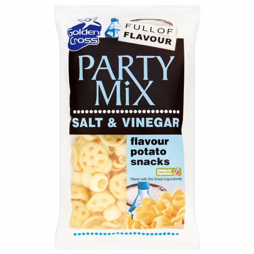 Golden Cross Party Mix - Salt & Vinegar Flavour 125g
