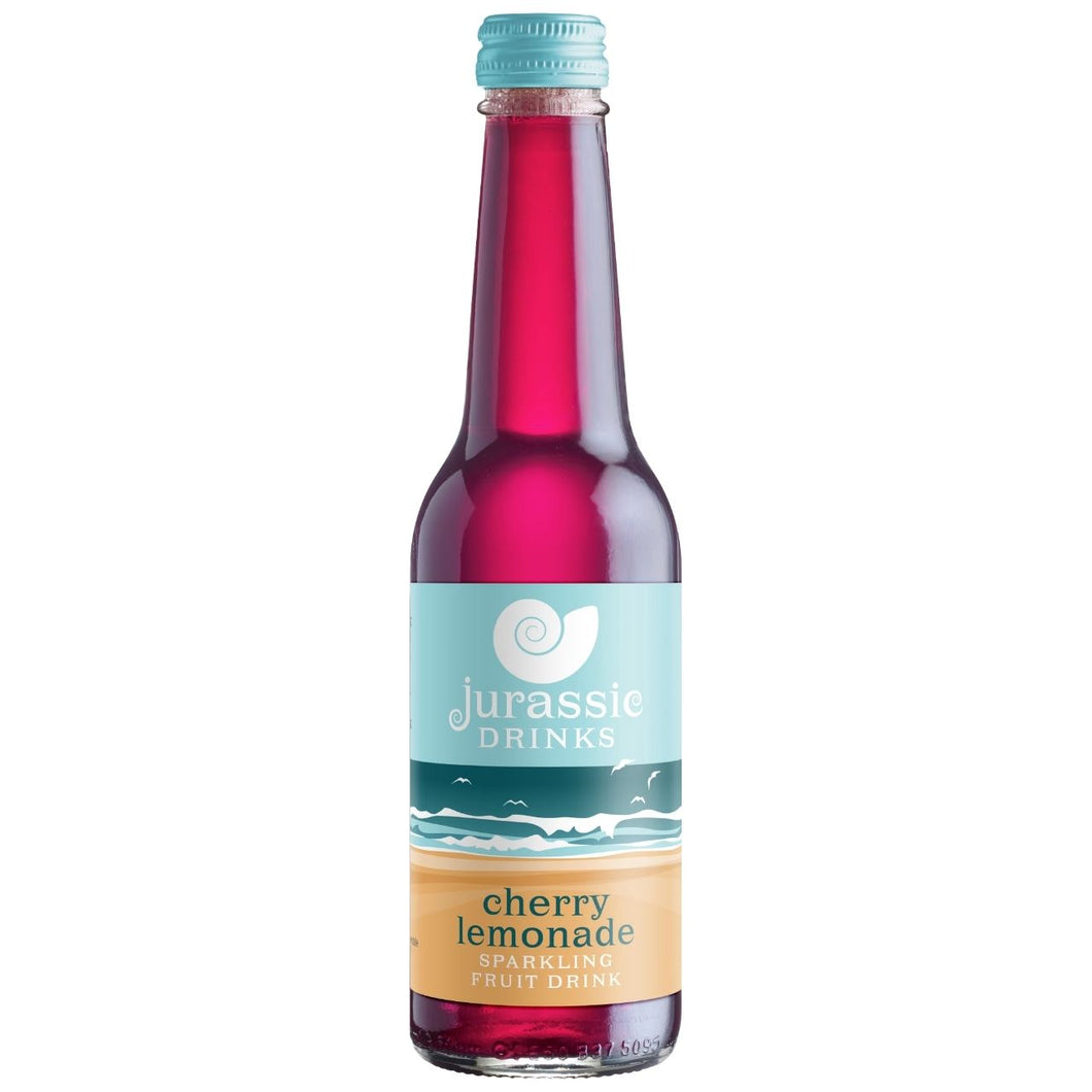 Jurassic Drinks Cherry Lemonade Sparkling Fruit Drink 275ml