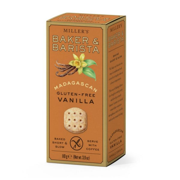 Baker & Barista Gluten Free Madagascan Vanilla Biscuits 120g