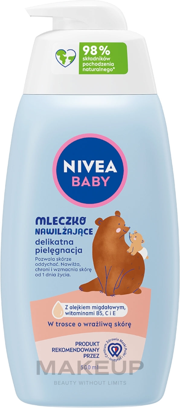 NIVEA Baby Moisturizing Lotion for Gentle Care, 500ml