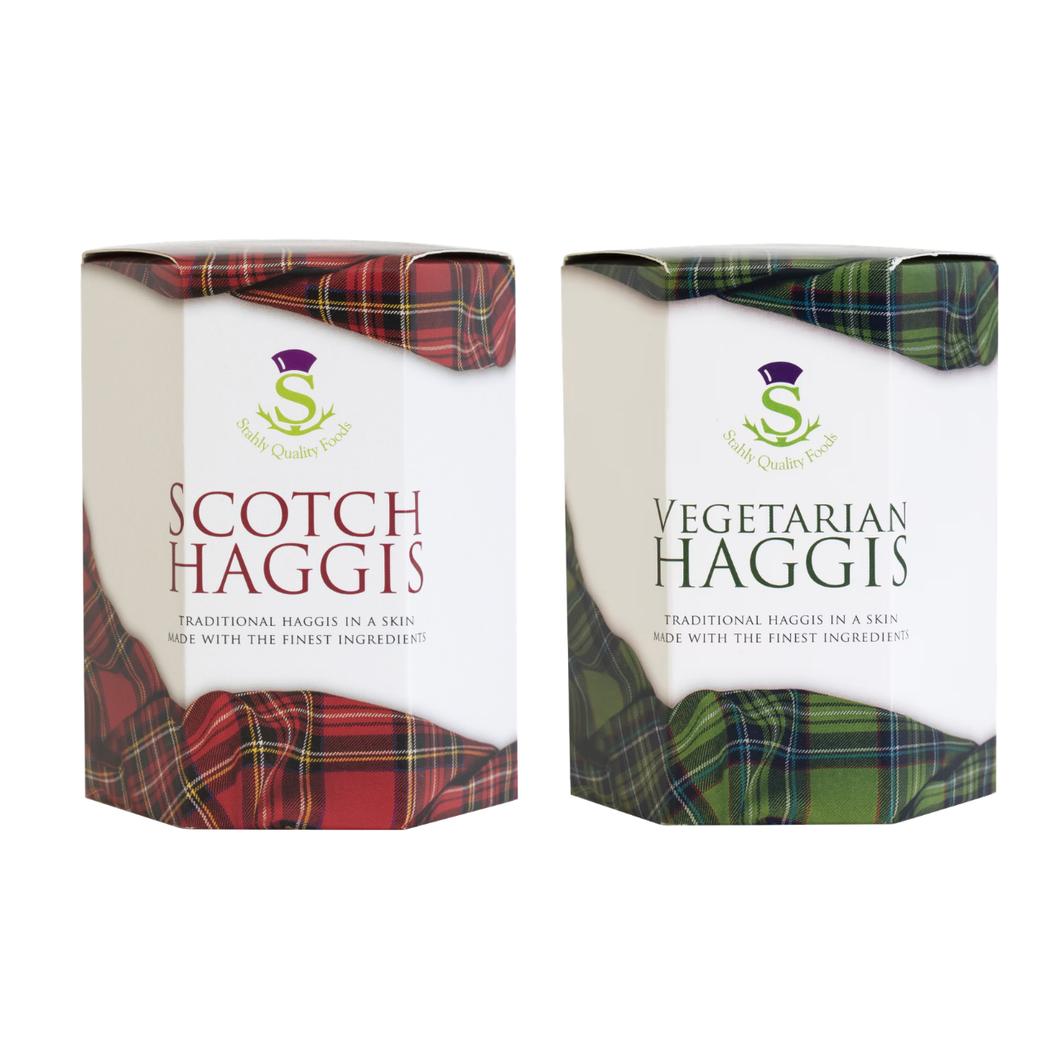 Stahly Scotch Haggis 410g & Vegetarian Haggis 410g